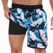Men's Clothing Men's Shorts Men's Quick Drying Swimming Trunks Fashionable Loose Beach Shorts Multi Pocket Printed Design Beach Shorts_viptrois.com