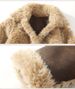 Men's Winter Fleece-Lined Leather-Look Bomber Jacket – Windproof, Plush Lining, Relaxed Fit (M-5XL) – Coffee & Khaki_viptrois.com