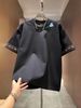 New Summer Men's Trendy Brand Versatile Fashionable Base Layer Sports T-Shirt With Ethnic Embroidery Crew Neck Casual Short Sleeve_viptrois.com