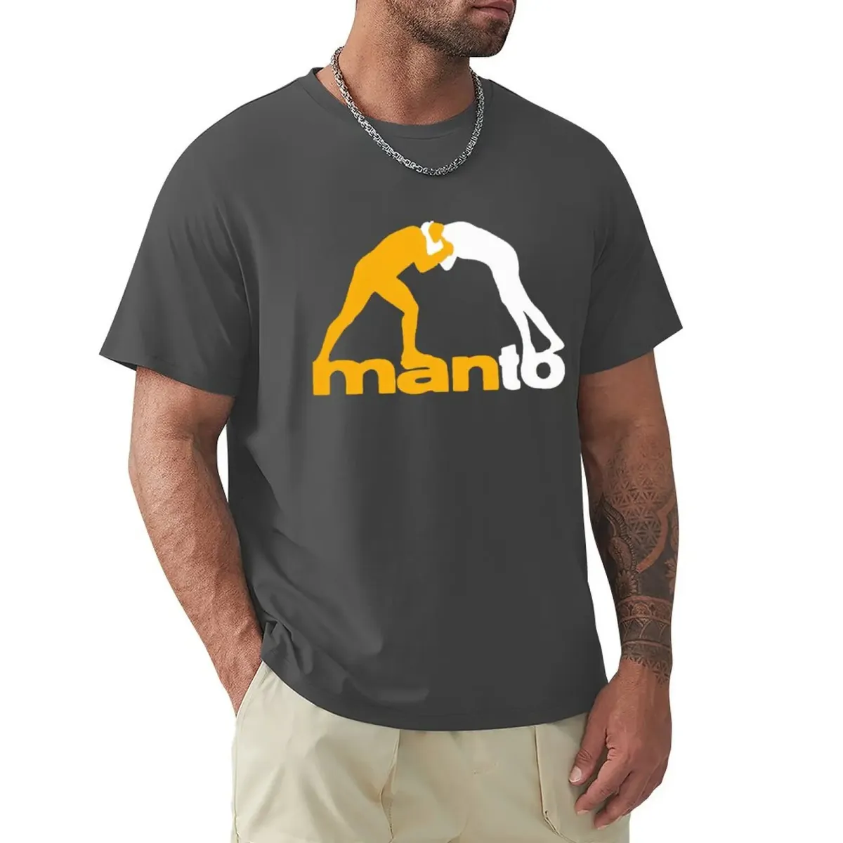 New MANTO Brazilian Jiu Jitsu T Shirt Haruku Short Sleeve T-shirt Polyester Graphics Tshirt Tops_viptrois.com