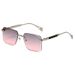 Retro Square Frame Sunglasses - Frameless Driving Style (Unisex Design, Lightweight & Fashionable)_viptrois.com