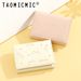 Wallet For Women, Cute Kitten Short High-quality PU Fabric Wallet, Foldable European And American 30-fold Multi-card Slot Coin Card Holder_viptrois.com
