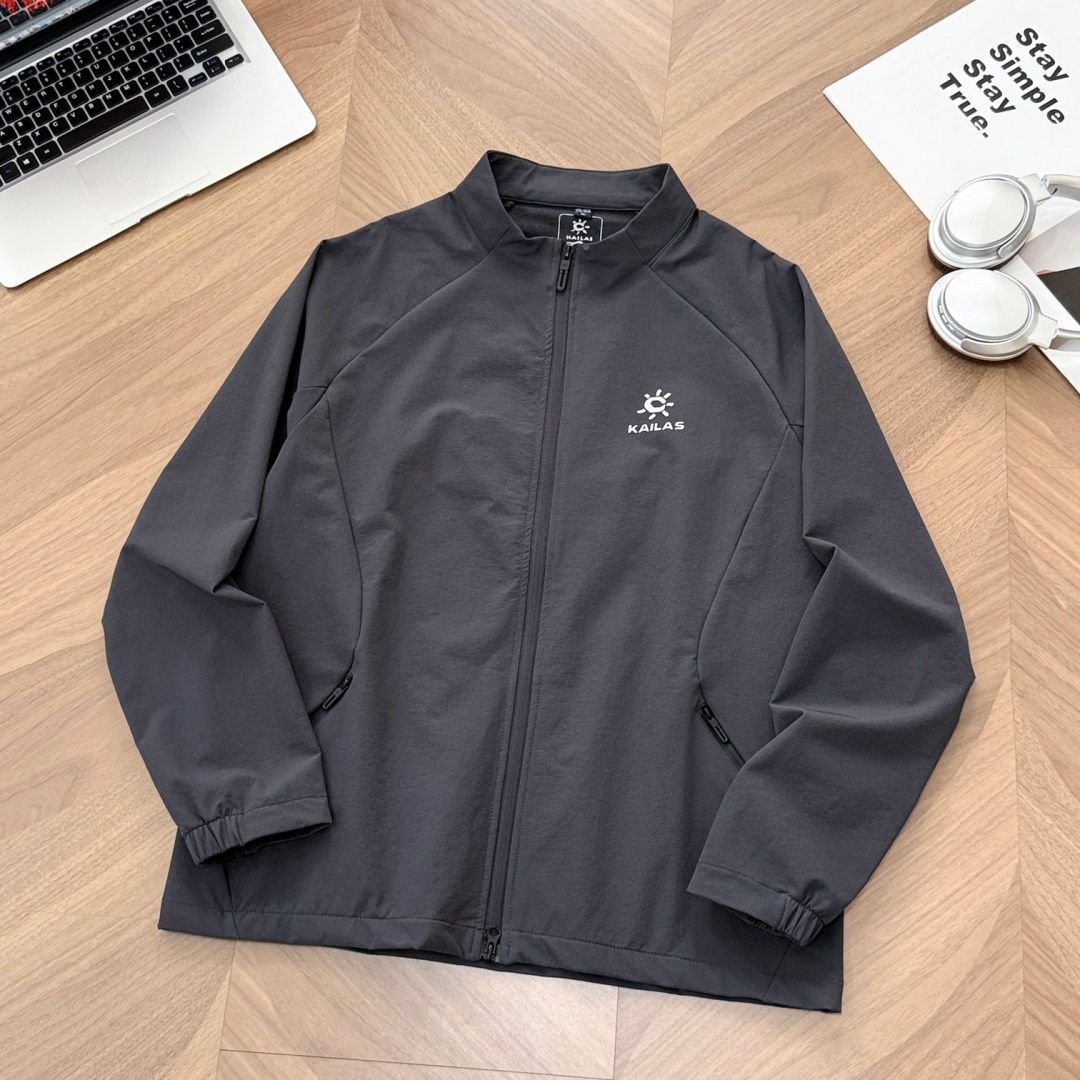 2025 New Sunscreen Clothing Men's Casual Jacket Fashionable And Versatile Slim Fit Stand Up Collar Zipper Jacket Trendy Men's Clothing_viptrois.com