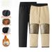 Men's Clothing Men's Winter Fleece Down Cotton Pants Warm Thickened Casual Long Outerwear Windproof Snow Pants_viptrois.com