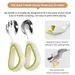 Mother & Kids Baby Independent Feeding Food Spoon 316 Stainless Steel Baby Learning To Eat Training Children Special Short Handle Spot_viptrois.com