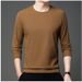 T-Shirt Sweatshirt Base Shirt Spring And Autumn Style High-End Versatile Top Casual Men's Long Sleeved Clothes_viptrois.com