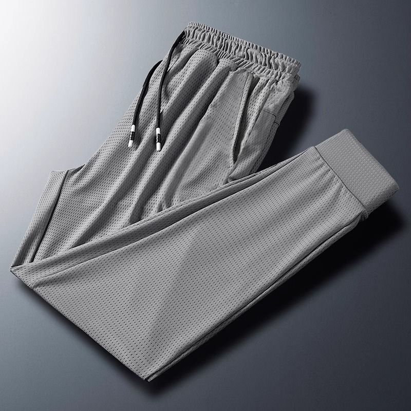 Men's Clothing Mesh Breathable Ice Silk Pants Sports Quick Drying Casual Pants Sports Pants Daily Versatile Leggings Pants_viptrois.com