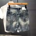 Men's Clothing Summer Thin Fashion Ripped Patch Denim Shorts Men's Trendy Brand All Match Cat Whisker Distressed Beggar Five Point Pants_viptrois.com