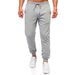 Spring And Autumn New Men's Solid Color Casual Sports Running Pants With Drawstring Elastic Waist Leggings_viptrois.com