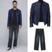 Men's Clothing Men's Loose Elastic Waist Straight Cut Casual Jeans jacket set_viptrois.com
