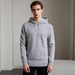Fit Hooded Sweatshirt – Autumn-Ready Men’s Pullover With Grid Texture (Black/Grey, Slim Cut, S-XXL, Wrinkle-Resistant Polyester)_viptrois.com