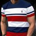 Men's Clothing Short Sleeved Training Stitching Sports Running Breathable Slim Fit T Shirt_viptrois.com