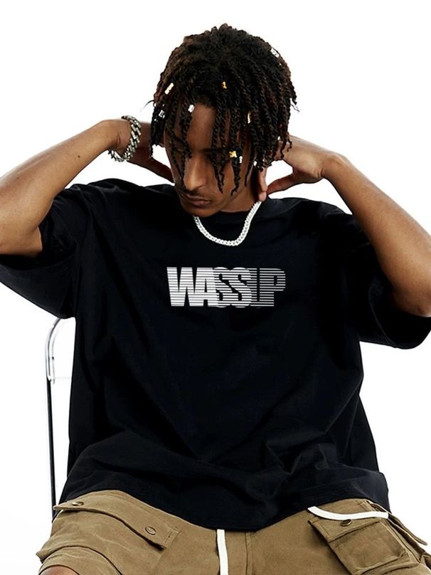 Men's High-quality Round-neck Pullover Short-sleeved T-shirt_viptrois.com