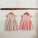 Soft & Breathable Cotton Baby Girl Summer Dress With Polka Dots & Stripes - Comfortable Loose Fit Sleeveless Sundress For Toddlers (1-3 Years)_viptrois.com