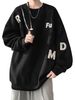 Heavy Crew Neck Sweater Men's Autumn And Winter Fleece Thickened Men's Autumn Top New Boys Hoodless Jacket_viptrois.com