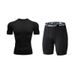 Men's Clothing new men's sports short sleeved shorts fitness tight compression yoga quick drying breathable suit_viptrois.com
