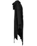 Punk Mens Hooded Jacket Black Goth Dieselpunk Dystopian Apocalyptic Hoodie_viptrois.com
