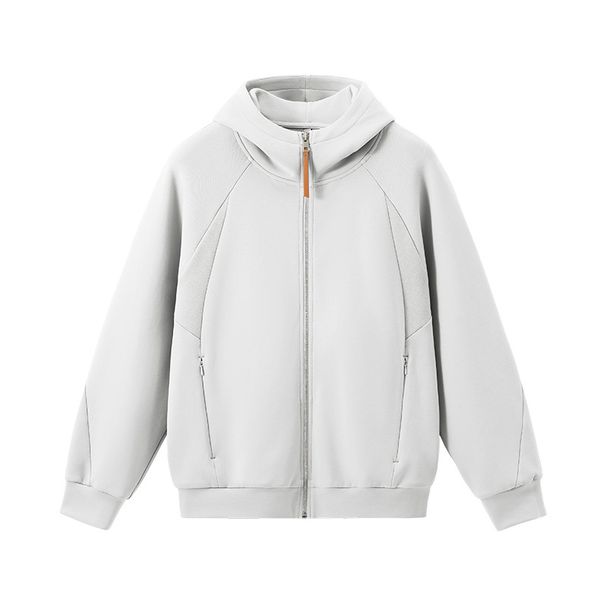 elly Zip-Up Hoodie - Lightweight Stretchable Pullover For Active Lifestyle, Breathable Cotton Blend With Sporty Silhouette_viptrois.com