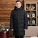 Men's Clothing Down Jacket Men's Mid Length Thickened Enlarged Slim Fashion Dad's Outfit Middle Aged Grandfather Down Jacket Men_viptrois.com