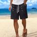 Men's Clothing Men's Summer Cotton And Linen Casual Shorts Beach Loose Straight Button Shorts_viptrois.com