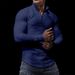 Men's Clothing Long Sleeved Round Neck T Shirt Shirt Sports Shirt_viptrois.com