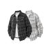 New Japanese Jacket Men's 2025 Sense Lapel Small Fragrant Plaid Padded Cotton Thickened Coat_viptrois.com