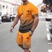 Men's Clothing Summer Short Sleeved Shorts Sports Leisure Suits In Stock_viptrois.com