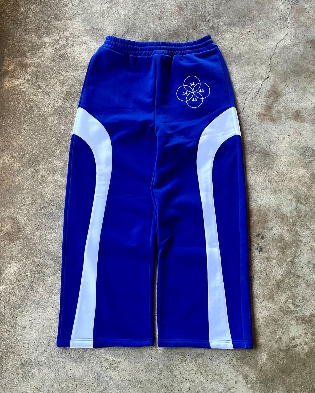 Men's Clothing elastic rope sweatpants printed patchwork casual trousers high street hip hop rap street y2k_viptrois.com