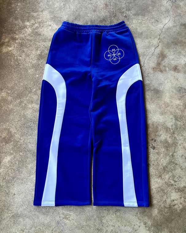 Men's Clothing elastic rope sweatpants printed patchwork casual trousers high street hip hop rap street y2k_viptrois.com
