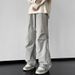 American Style Quick-Dry Outdoor Men's Summer Sports Paratrooper Cargo High Street Vibe Loose Casual Long Pants_viptrois.com