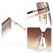 Square Half Frame Sunglasses For Women - Large Gradient UV400 (Class 3, Fashionable)_viptrois.com