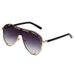 Large Frame Sunglasses - Frog Mirror Hollow Design (Trendy Sun Protection For Women Fashion Trends)_viptrois.com