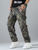 Men's Camouflage Jogger Pants - High Waist Elastic Casual Trousers With Drawstring, Trendy Streetwear For Running & Daily Wear_viptrois.com