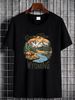 Grand Teton T Shirt Wyoming National Park SweaT Hiking Gifts Granola Girl Gift Graphic Soft Fashion Stylish Breathable Stretched Casual Versatile_viptrois.com