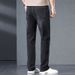 Middle-aged Men's Spring And Autumn New Trendy Brand Versatile Loose Straight Elastic Long Pants Dad's Wear Business_viptrois.com