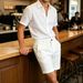 Summer Men's Casual Shorts Business Commuter Solid Color Five Point Pants Simple Versatile Dress Pants_viptrois.com