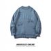 Vintage Distressed Letter Jacquard Sweater – Oversized Comfort Knit Pullover For Men (Black/Red/Light Blue/Gray/Burgundy, S/M/L/XL/2XL)_viptrois.com