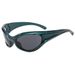Men's Sunglasses Y2K Large Frame Future Style Sunglasses Fashion Men And Women Trend Ins Sunglasses Anti Ultraviolet Sports Sunglasses_viptrois.com