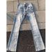 Men's Clothing Ice Blue 3D Whiskered Style Cleanfit Flared Washed Jeans For Men High Street Vibe For Formal & Casual_viptrois.com