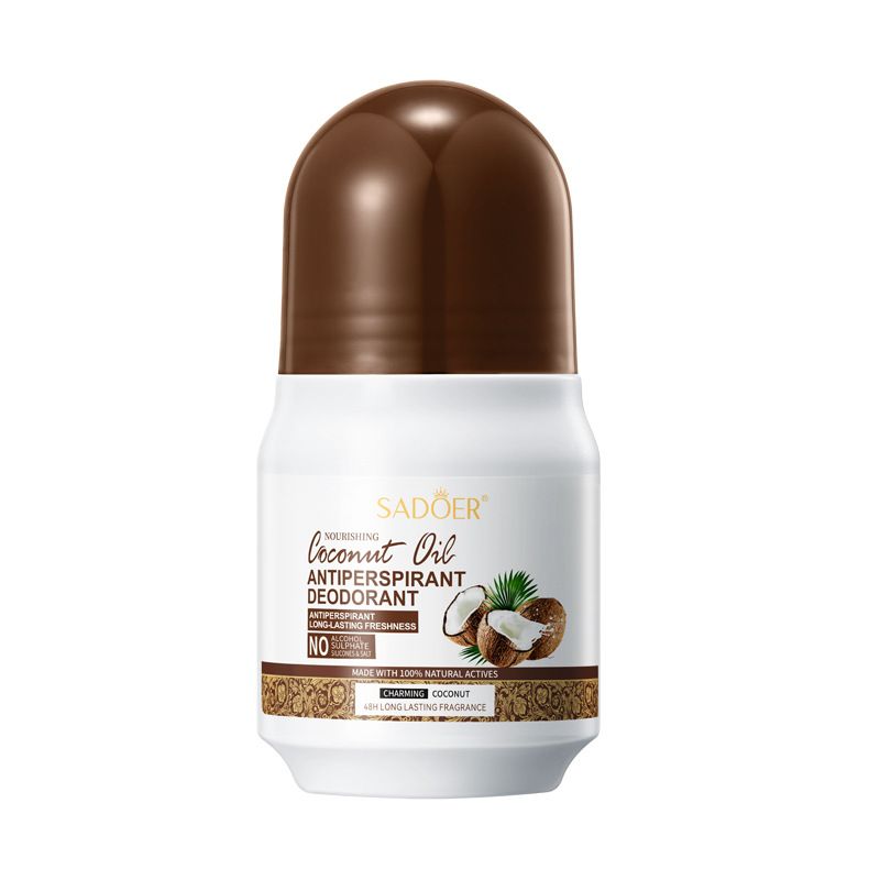 Coconut Oil Body Lotion 50g Summer Fragrance Antiperspirant Roll-On Skincare Product_viptrois.com