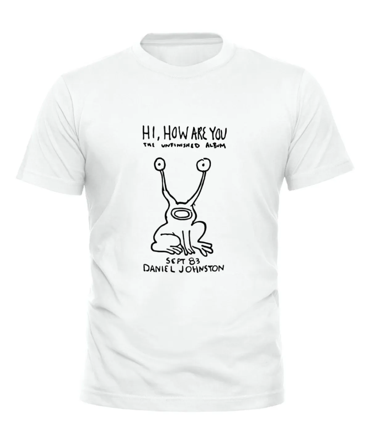 Hi How Are You Tshirt Daniel Johnston T Shirt Mens Womens Tees Top Unisex Adult All Sizes S-4XL_viptrois.com