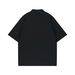 "Men's/Women's Summer Casual T-Shirt - Lightweight Breathable Polyester, Basic Solid Color, Comfort Fit, Black & White Options"_viptrois.com