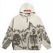 Y2K Millennium Round Neck Skeleton Sweatshirt Couple Style 2023 Autumn Winter New Long Sleeve Skull Hoodie_viptrois.com