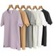 Men's Clothing Sports Short Sleeved High Knit Mesh T Shirt Men_viptrois.com