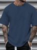 With Brand Logo 100% Cotton Summer Men Loose T-Shirts Casual Breathable Short Sleeves Fashion Outdoor High Street Top_viptrois.com
