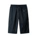 Men's Casual Mid-Length Trousers Loose Middle-Aged And Elderly Shorts Pure Cotton Beach_viptrois.com