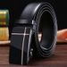 Men's Acrylic Automatic Buckle Belt Business Automatic Hemming Men's Belt Men's Belt_viptrois.com