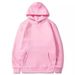 Autumn Winter Fleece Blank Men's Plus Size Solid Color Pullover Hoodie Sweatshirt Men Wholesale_viptrois.com