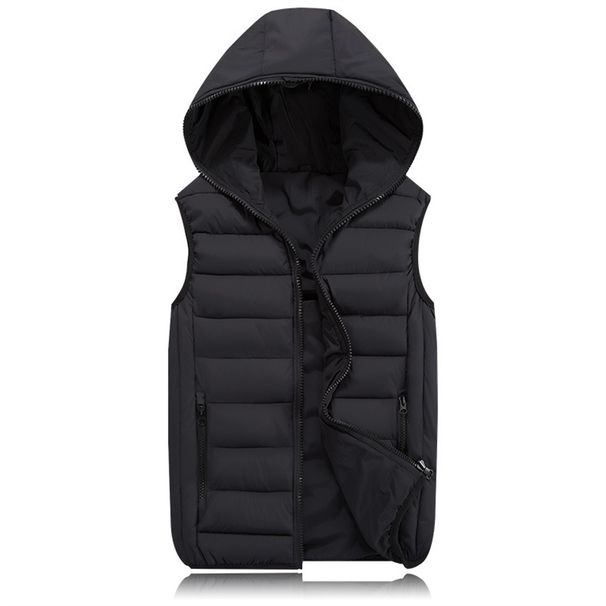 2026 Autumn Winter Fashion Waistcoat Women/Men Polyester Pure Color Sleeveless Straight Type Keep Warm Cotton Vest Down-Filled Vest S-4XL_viptrois.com