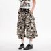 "Men's Camo Cargo Jeans – Streetwear Utility Pants (7/10 Length, Loose Fit, Vintage Wash, Military-Inspired, Urban Fashion)"_viptrois.com